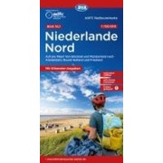NL 1 Cykelkarta Nederländerna Norra